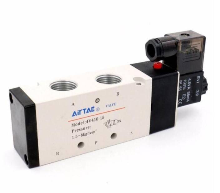 โซลินอยด์ วาล์ว Airtac รุ่น 4V410-15 (AC220v/DC24v) solenoid valve airtac